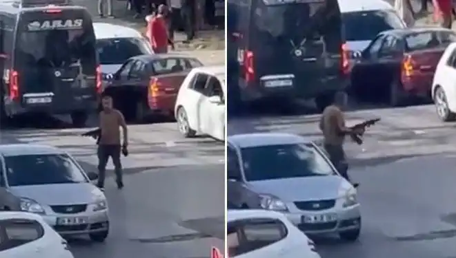 Başakşehir'de Pompalı Tüfekle Sokağa Çıkıp Yolu Kapatmak: Korku Dolu Anlar