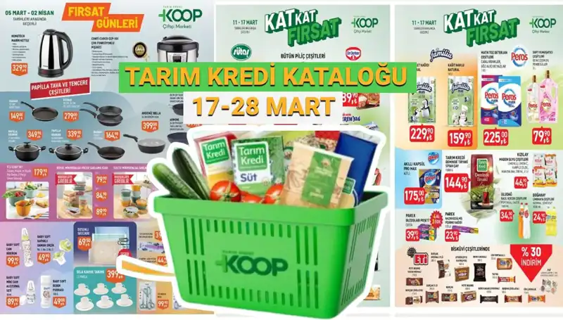 Tarım Kredi Kooperatif Marketleri'nde Mart Ayına Özel İndirimler Başladı!
