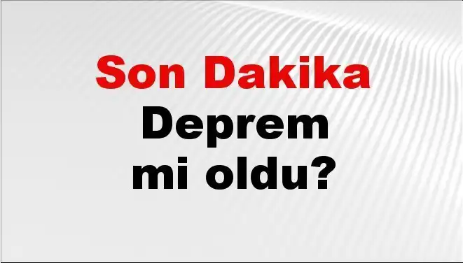 Balıkesir'de Son Dakika Deprem Gerilimi: Neler Oluyor?