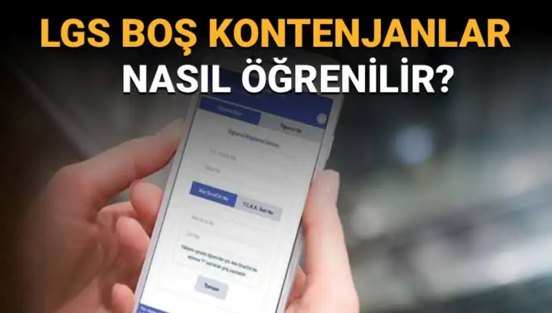 LGS Boş Kontenjanlar ve Taban Puanları: E-Okul ile Nasıl Öğrenilir?